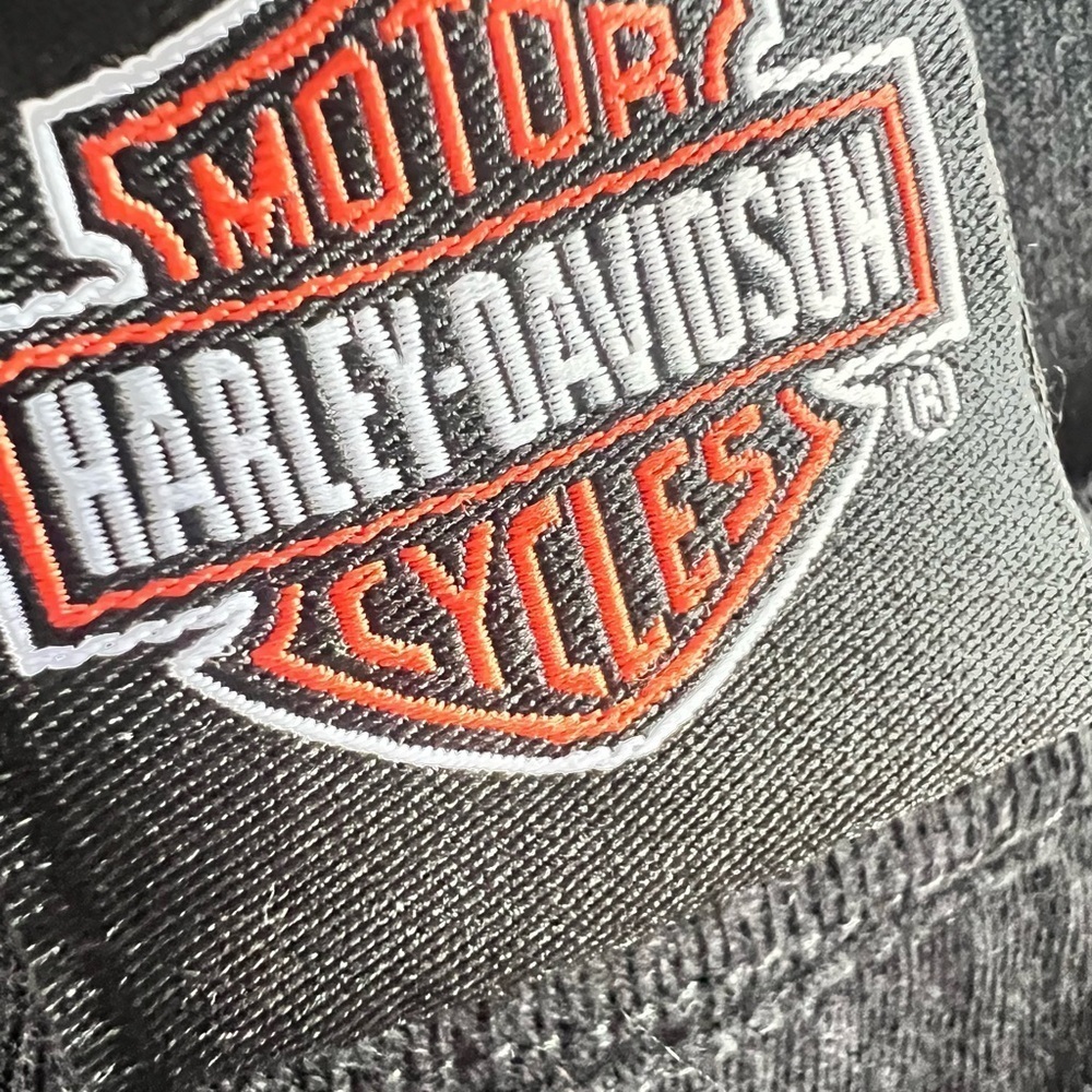 Harley Davidson Medium HH Australia Black Tshirt Rose Gold Cotton Graphic Tee - Picture 4 of 6